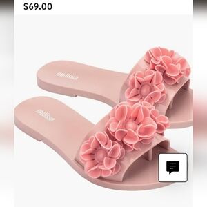 Melissa Blush Pink Floral Sandals